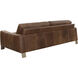 Rafael Lucia Tobacco Leather Sofa